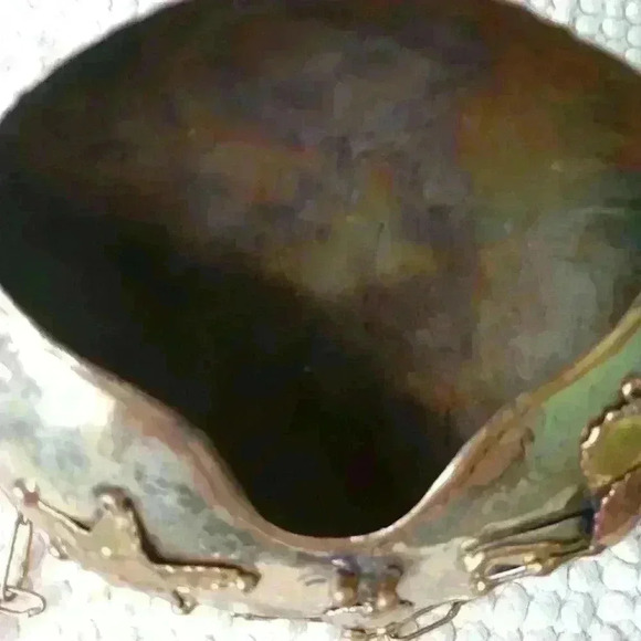 Lunacy Vintage Handcrafted Metal Chain Mermaid Crossbody Bag Purse - Picture 9 of 11